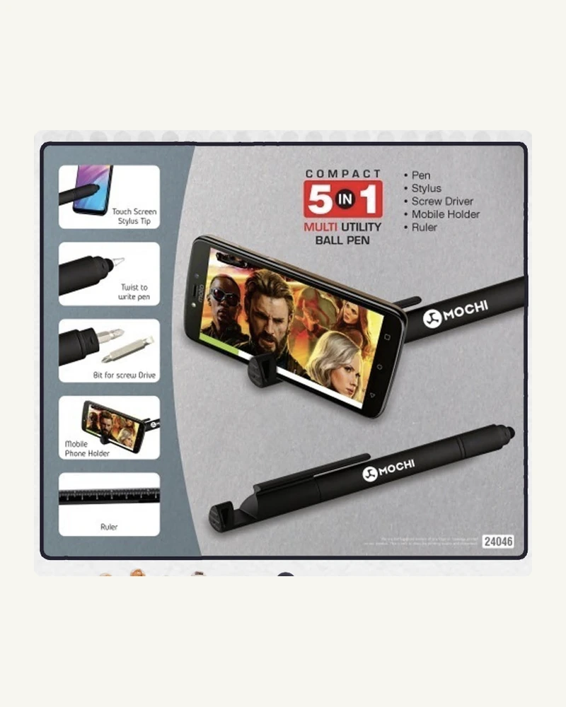 Compact 5-in-1 Multi-Utility Pen & Plantable Seed Pens - Compact 5-in-1 Multi Tool Pen