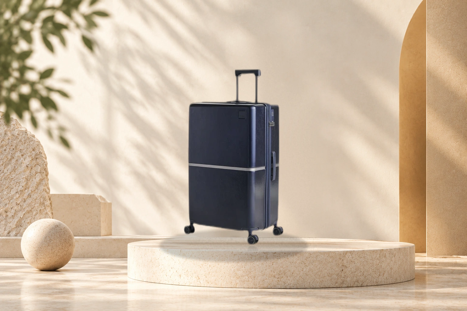 RARE Tony Brushed Metallic Polycarbonate Trolley - Brushed Gunmetal
